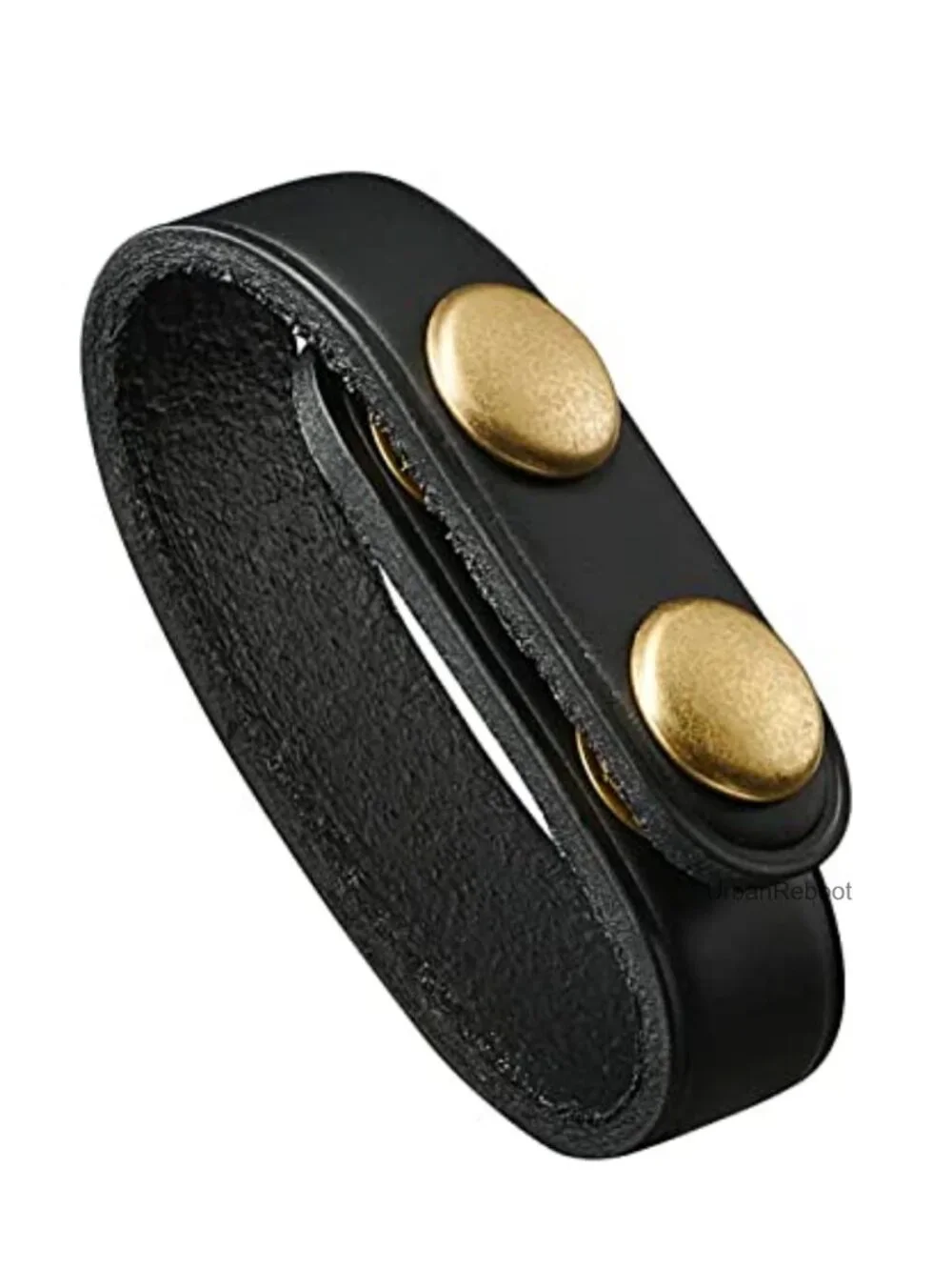 Genuine Leather Duty Belt Keepers 3/4 Inch 4 Pack Brass Snap